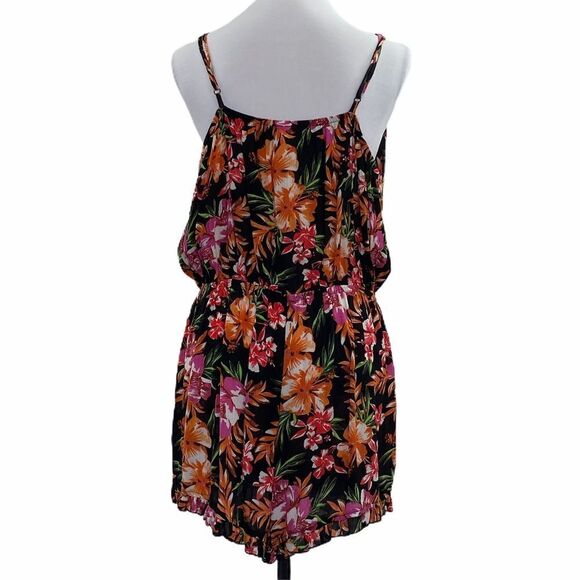 MOSSIMO Supply Co Tropical Floral Romper Size Xl - Picture 4 of 13